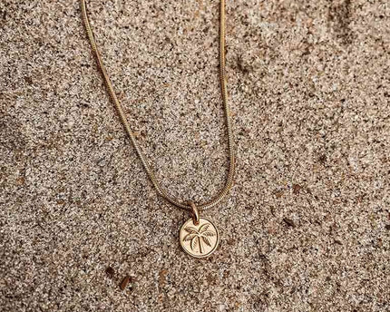 Laguna Treasures Laguna Treasures Oceaan Ketting Mini Palm Goud
