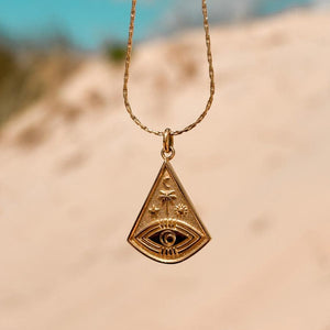 Laguna Treasures Laguna Treasures Oceaan Ketting Ocean Eye Goud