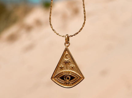 Laguna Treasures Laguna Treasures Oceaan Ketting Ocean Eye Goud