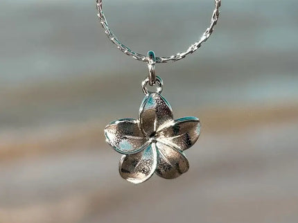 Laguna Treasures Laguna Treasures Oceaan Ketting Plumeria Zilver