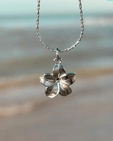 Laguna Treasures Laguna Treasures Oceaan Ketting Plumeria Zilver