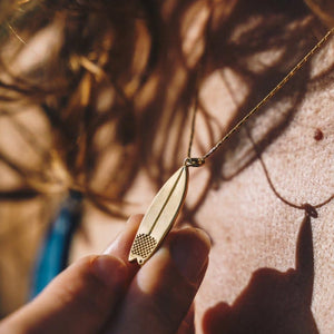 Laguna Treasures Laguna Treasures Oceaan Ketting Surfboard Goud