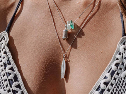 Laguna Treasures Laguna Treasures Oceaan Ketting Surfboard Zilver