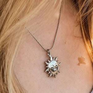 Laguna Treasures Laguna Treasures Oceaan Ketting Zon & Maan Zilver