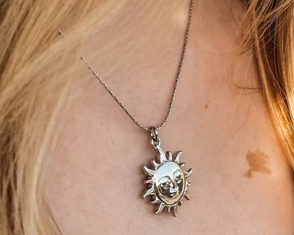 Laguna Treasures Laguna Treasures Oceaan Ketting Zon & Maan Zilver