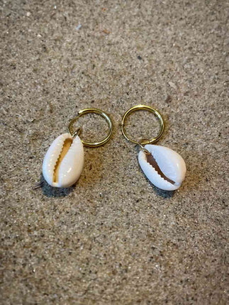 Laguna Treasures Laguna Treasures Oorbellen Mini Kauri Set Goud