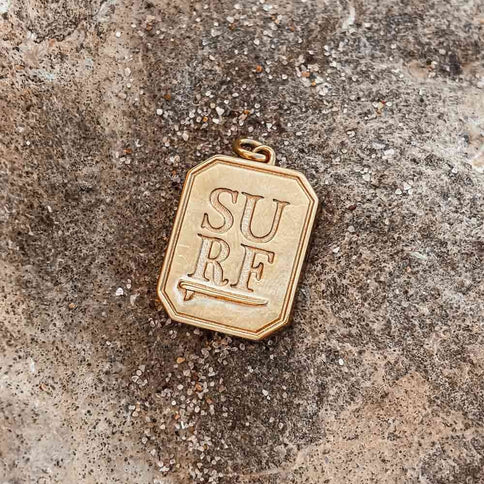 Laguna Treasures Laguna Treasures Surfgirl Hanger Goud