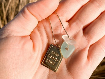 Laguna Treasures Laguna Treasures Zeeglas Ketting My Loves Goud