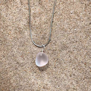 Laguna Treasures Laguna Treasures Zeeglas Ketting Pink Zilver