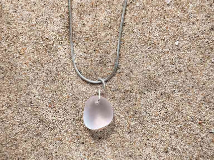 Laguna Treasures Laguna Treasures Zeeglas Ketting Pink Zilver