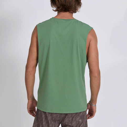 Lightning Bolt Lightning Bolt Heren Heritage Tank Top Green