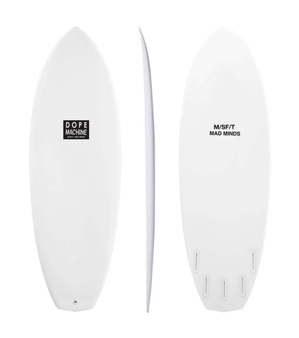 MISFIT Shapes Misfit Dope Machine- Primitek - Futures - 5 Fin 6'0 Clear