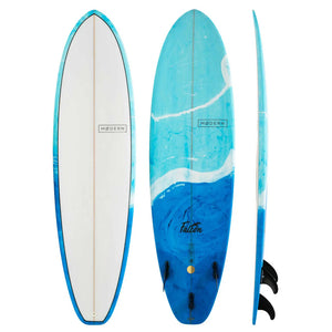 Modern Modern Falcon PU - FCS II - 3 Fin - Blue Swirl FACTORY SECOND