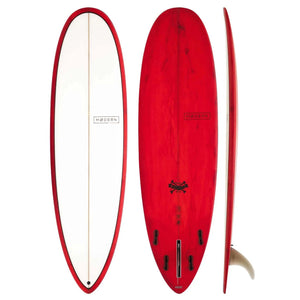 Modern Modern Love Child PU - FCS II - 4 + 1 Fin FACTORY SECOND 6'8 Red Tint