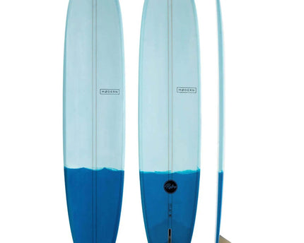 Modern Modern Retro PU - Single Fin FACTORY SECOND 9'1 Two Tone Blue