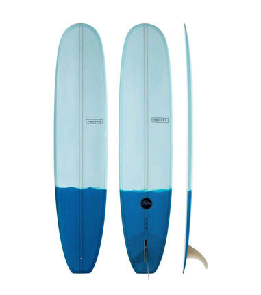 Modern Modern Retro PU - Single Fin FACTORY SECOND 9'1 Two Tone Blue