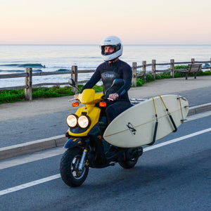 Moved By Bikes Moved By Bikes Moped Surfboard Rack