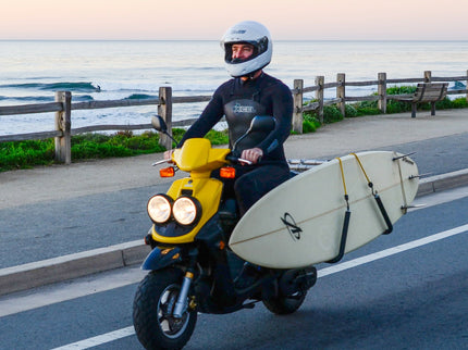 Moved By Bikes Moved By Bikes Moped Surfboard Rack