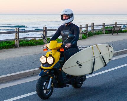 Moved By Bikes Moved By Bikes Moped Surfboard Rack