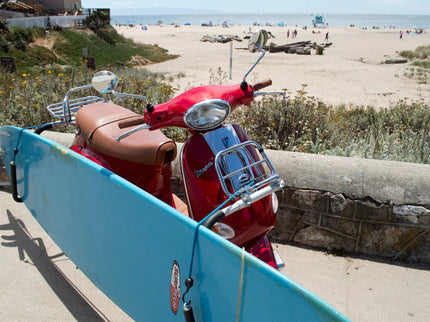 Moved By Bikes Moved By Bikes Moped Surfboard Rack