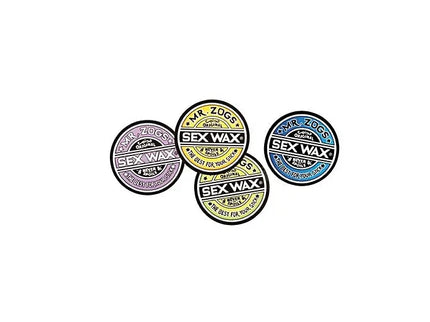 Mr. Zog's Sex Wax Sex Wax 3' Original Logo Sticker Rond