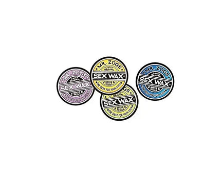 Mr. Zog's Sex Wax Sex Wax 3' Original Logo Sticker Rond