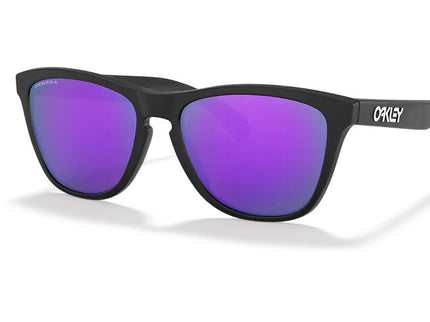 Oakley Oakley Frogskins Matte Black Prizm Violet Zonnebril