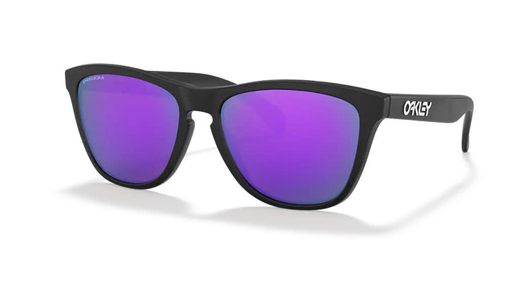 Oakley Oakley Frogskins Matte Black Prizm Violet Zonnebril