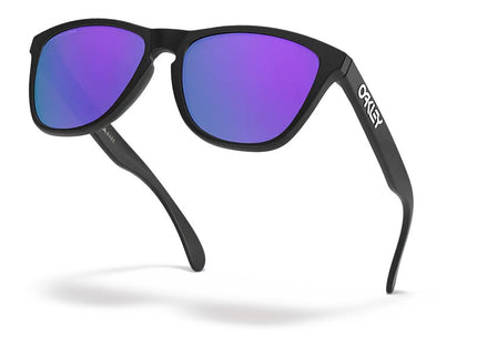 Oakley Oakley Frogskins Matte Black Prizm Violet Zonnebril