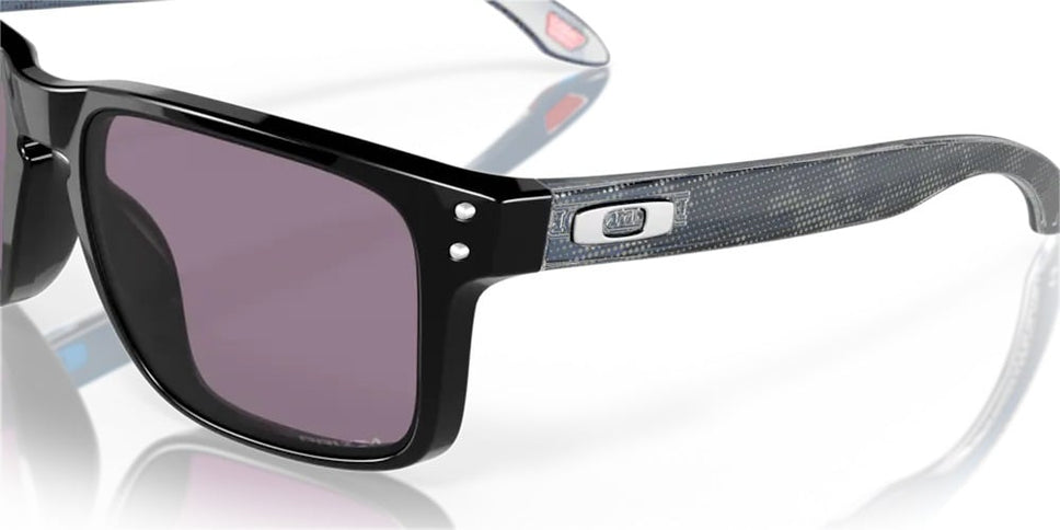 Oakley Oakley Holbrook Hi Res Polished Black Prizm Grey Zonnebril