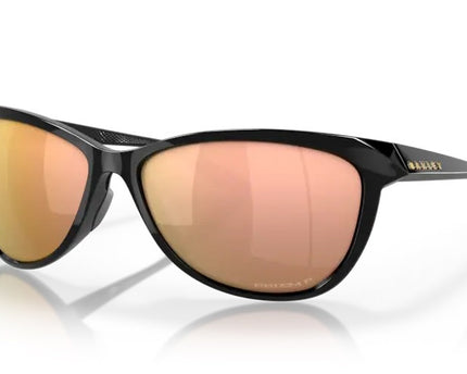 Oakley Oakley Pasque Polished Black Prizm Rose Gold Polarized Zonnebril