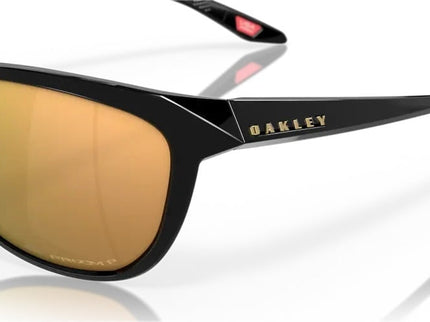 Oakley Oakley Pasque Polished Black Prizm Rose Gold Polarized Zonnebril