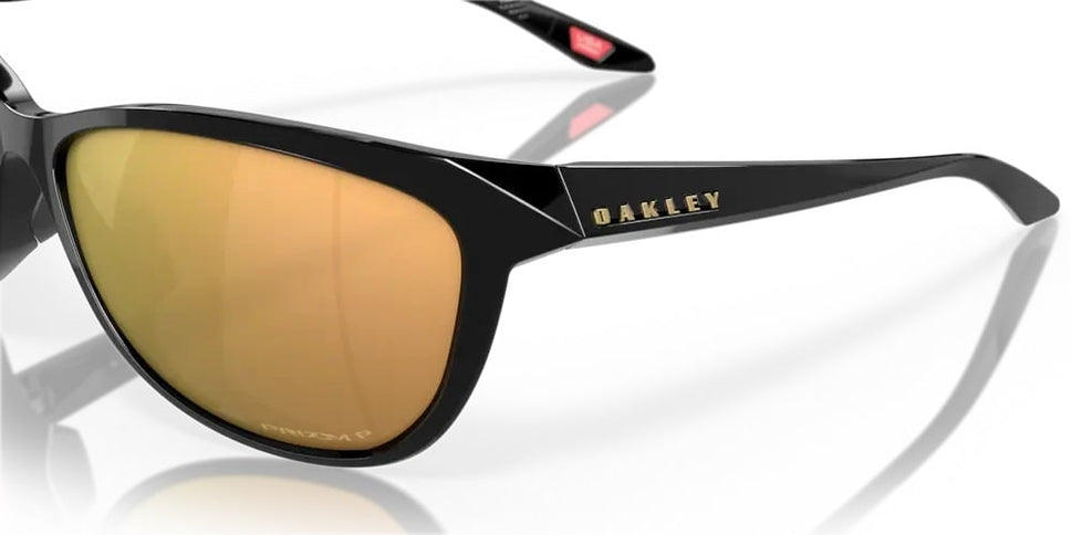 Oakley Oakley Pasque Polished Black Prizm Rose Gold Polarized Zonnebril