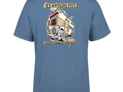 Old Guys Rule Old Guys Rule Been Around The Block T-shirt III Navy