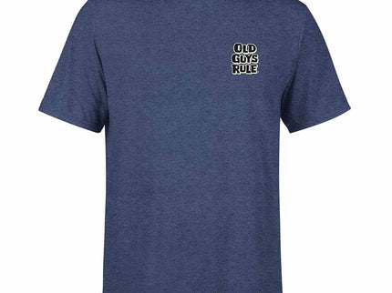 Old Guys Rule Old Guys Rule Dogs Best Friend T-shirt Heather Navy