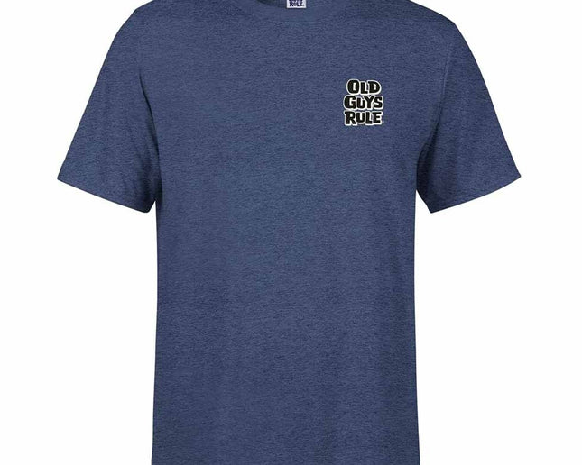 Old Guys Rule Old Guys Rule Dogs Best Friend T-shirt Heather Navy