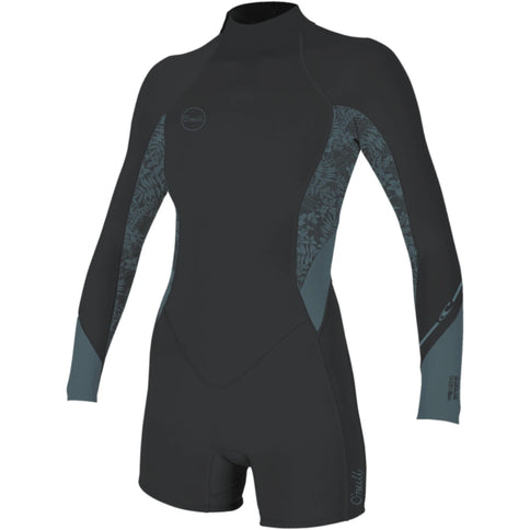 O'Neill O'Neill Dames Bahia 2/1 LS Spring Wetsuit Steel Shade