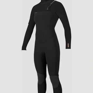 O'Neill O'Neill Hyperfreak 5/4+ Dames Hooded Wetsuit – Black