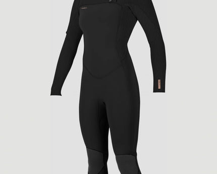 O'Neill O'Neill Hyperfreak 5/4+ Dames Hooded Wetsuit – Black