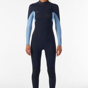 O'Neill O'Neill Hyperfreak 5/4+ Dames Wetsuit Black / Faded Denim