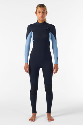 O'Neill O'Neill Hyperfreak 5/4+ Dames Wetsuit Black / Faded Denim