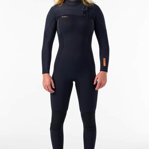 O'Neill O'Neill Hyperfreak 5/4+ Dames Wetsuit - Black
