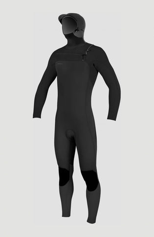 O'Neill O'Neill Hyperfreak 5/4+ Heren Wetsuit Hooded Black