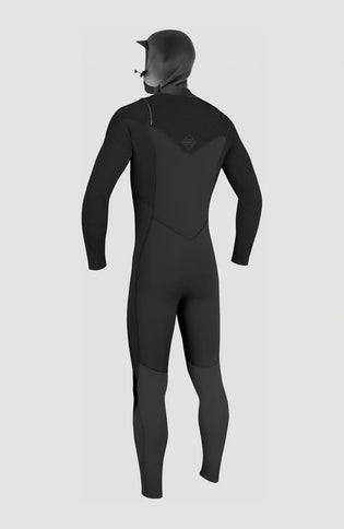 O'Neill O'Neill Hyperfreak 5/4+ Heren Wetsuit Hooded Black