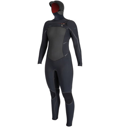 O'Neill O'Neill Psycho Tech 6/4 Hooded Dames Wetsuit Black
