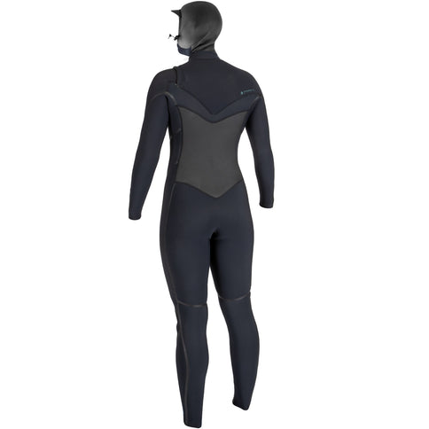 O'Neill O'Neill Pycho Tech 6/4 Hooded Dames Wetsuit Black