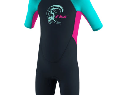 O'Neill O'Neill Reactor 2/2 Kinder Shorty Wetsuit Berry Light Aqua