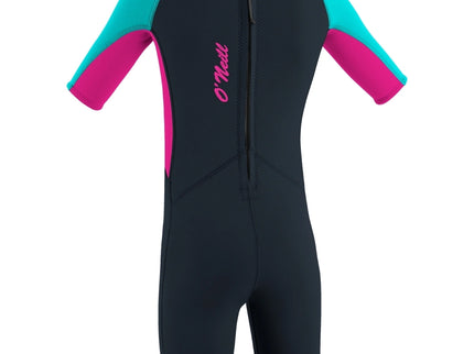 O'Neill O'Neill Reactor 2/2 Kinder Shorty Wetsuit Berry Light Aqua