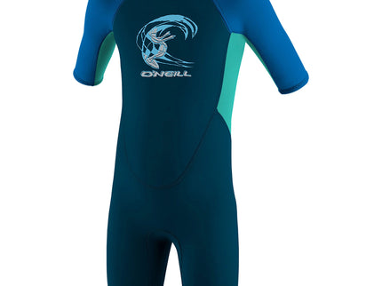 O'Neill O'Neill Reactor 2/2 Kinder Shorty Wetsuit Slate Aqua