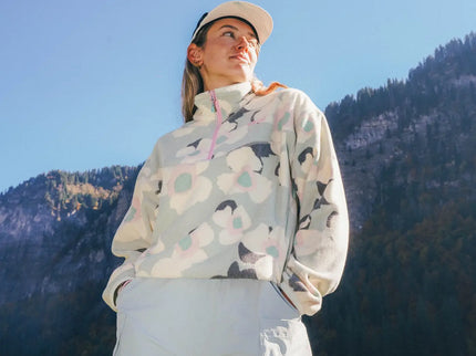 Picture Organic Clothing Picture Dames Inaria Printed Fleece Summit Bouquet